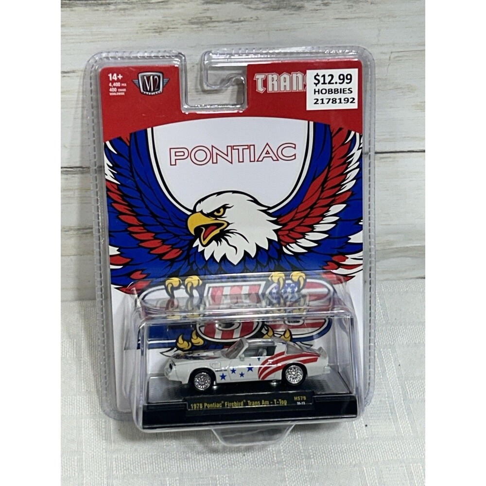 NEW! M2 Machines 250th Anniversary 1978 Pontiac Firebird Trans Am - T-Top